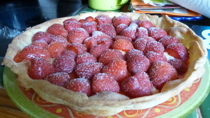 Recette tarte aux fraises (tarte dessert)