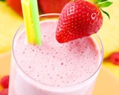 Recette milk shake aux fraises