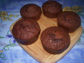 Muffins au chocolat pour 1 personne