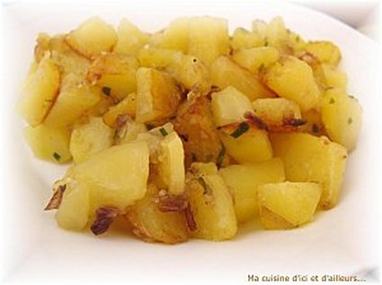 Recette de pommes de terre sautées au vinaigre
