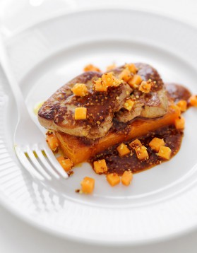 Escalopes de foie gras, potiron confit de tabata bonardi pour 4 ...