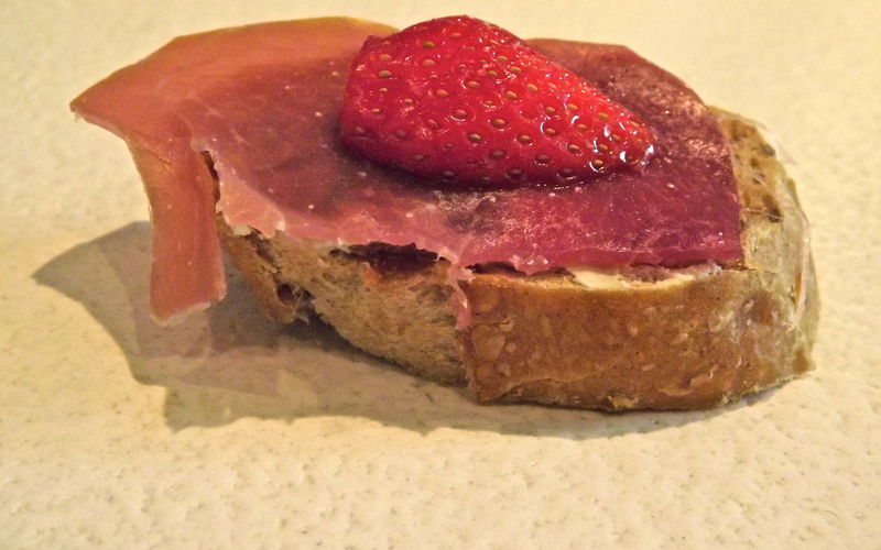 Recette crostini jambon-fraise pas chère et express > cuisine ...