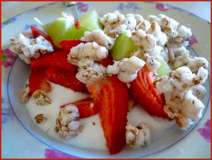 Recette de petit-déjeuner acidulé fraise-rhubarbe