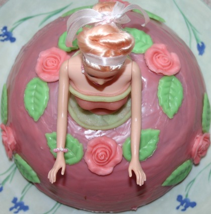 Recette de gâteau barbie