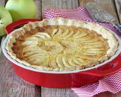 Recette tarte pomme-amande façon flan