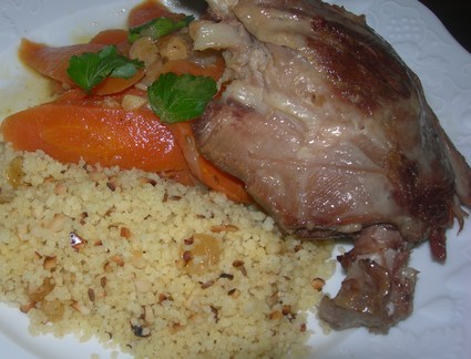 Recette de cuisses de canard confites aux carottes épicées