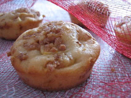 Recette de muffins vanille, pomme et noisettes caramélisées