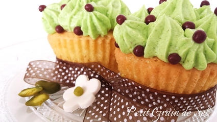 Recette cupcakes à la pistache (muffin dessert)