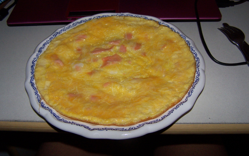 Recette omelette au saumon pas chère et express > cuisine étudiant