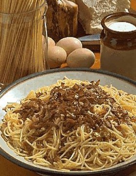 Spaghetti à la carbonara pour 4 personnes