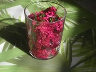 Recette de taboulã© rose aux betteraves et boulghour