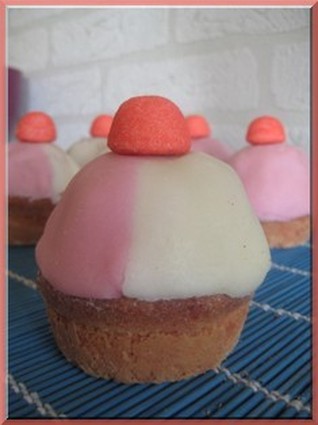 Recette de muffins vanille-fraise