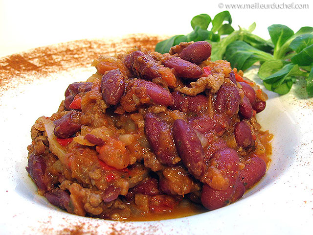 Chili con carne  la recette illustrée  meilleurduchef.com