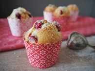 Recette de muffins aux cranberries pour 6 personnes