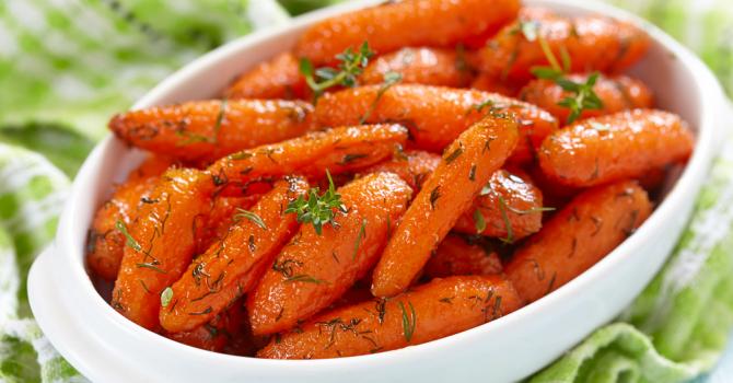Recette de carottes laquées à l'orange