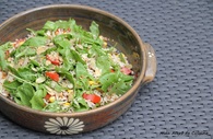 Recette de salade de riz, quinoa et épeautre