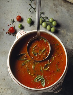 Soupe fraîcheur à l'olivette
