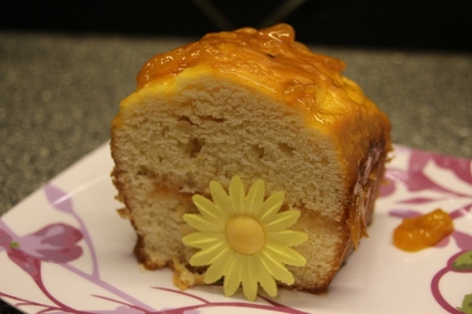 Recette de cake au citron et marmelade d'abricot