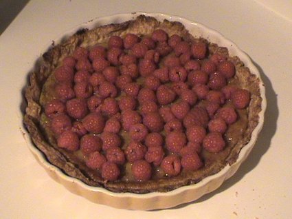 Recette tarte framboises et pistache (tarte dessert)