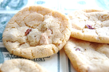 Recette de cookies chocolat blanc et noix de pécan