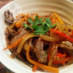Recette bœuf et poivrons au wok – toutes les recettes allrecipes
