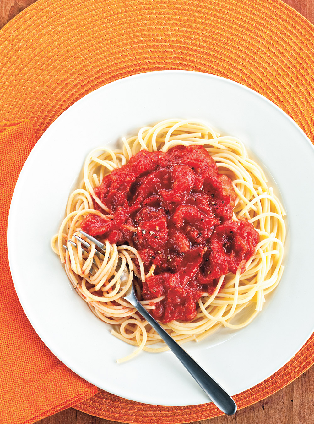 Spaghettis sauce tomate au cantaloup | ricardo