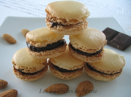 Recette macarons chocolat-noisette (macaron)