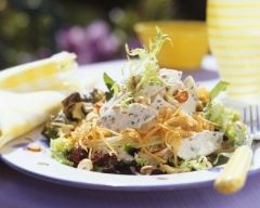 Recette salade mixte à la dinde et aux crudités