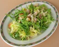 Salade de chicorée, bacon et croûtons | cuisine az