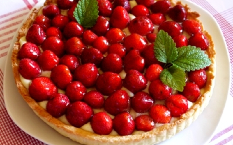 Recette tarte aux fraises et crème pâtissière économique > cuisine ...