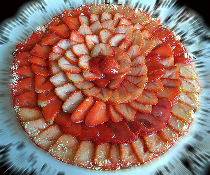 Recette de tarte mousseline aux fraises