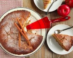 Recette gâteau aux pommes et pâte de spéculoos