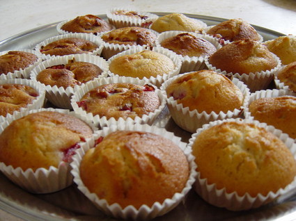 Recette de muffins aux fraises