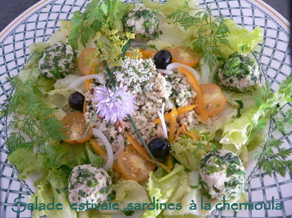 Recette de salade estivale de sardines à la chermoula