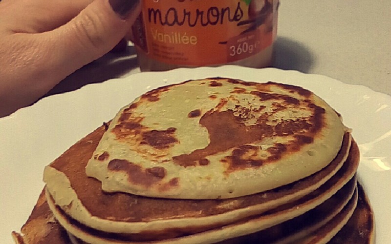 Recette pancakes à la crème de marrons pas chère et facile ...