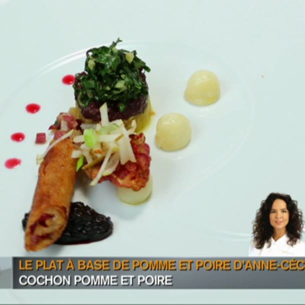 Recette cochon, pomme et poire