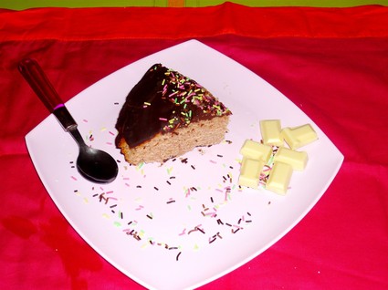 Recette de gâteau crème de marron et glaçage au chocolat noir