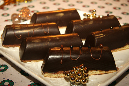 Recette de bûchettes chocolat framboise