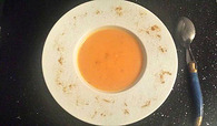Recette de soupe butternut et patate douce au curry