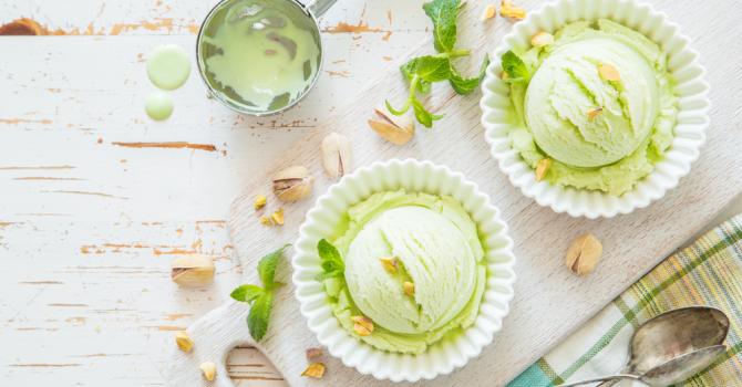 Recette de glace à la pistache végétalienne