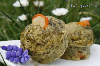 Recette de mini muffins épinard-surimi