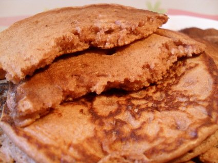 Recette de pancakes cacao-amande