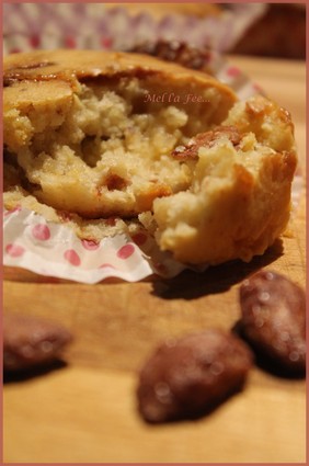 Recette de muffins aux amandes caramélisées