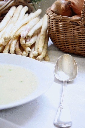 Recette velouté d'asperges (potage, soupe)