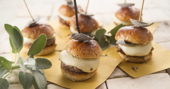 Recette de bouchées burger minceur à picorer