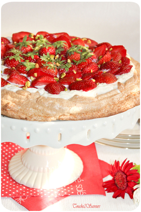 Recette de tarte meringuée aux fraises