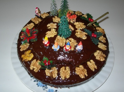 Recette de gâteau au chocolat et aux noix