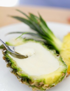 Glace ananas thermomix pour 6 personnes