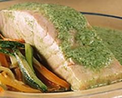 Recette saumon en papillote et aux petits légumes