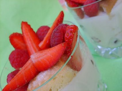 Recette tiramisu aux fraises et framboises (tiramisu)